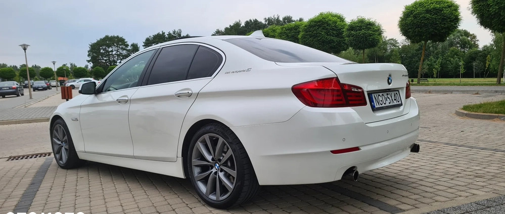 BMW Seria 5 cena 74900 przebieg: 192000, rok produkcji 2012 z Gołdap małe 781